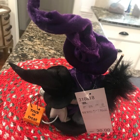 Annalee 6" witch cat & mouse in Halloween costume, NWT - Picture 2 of 2